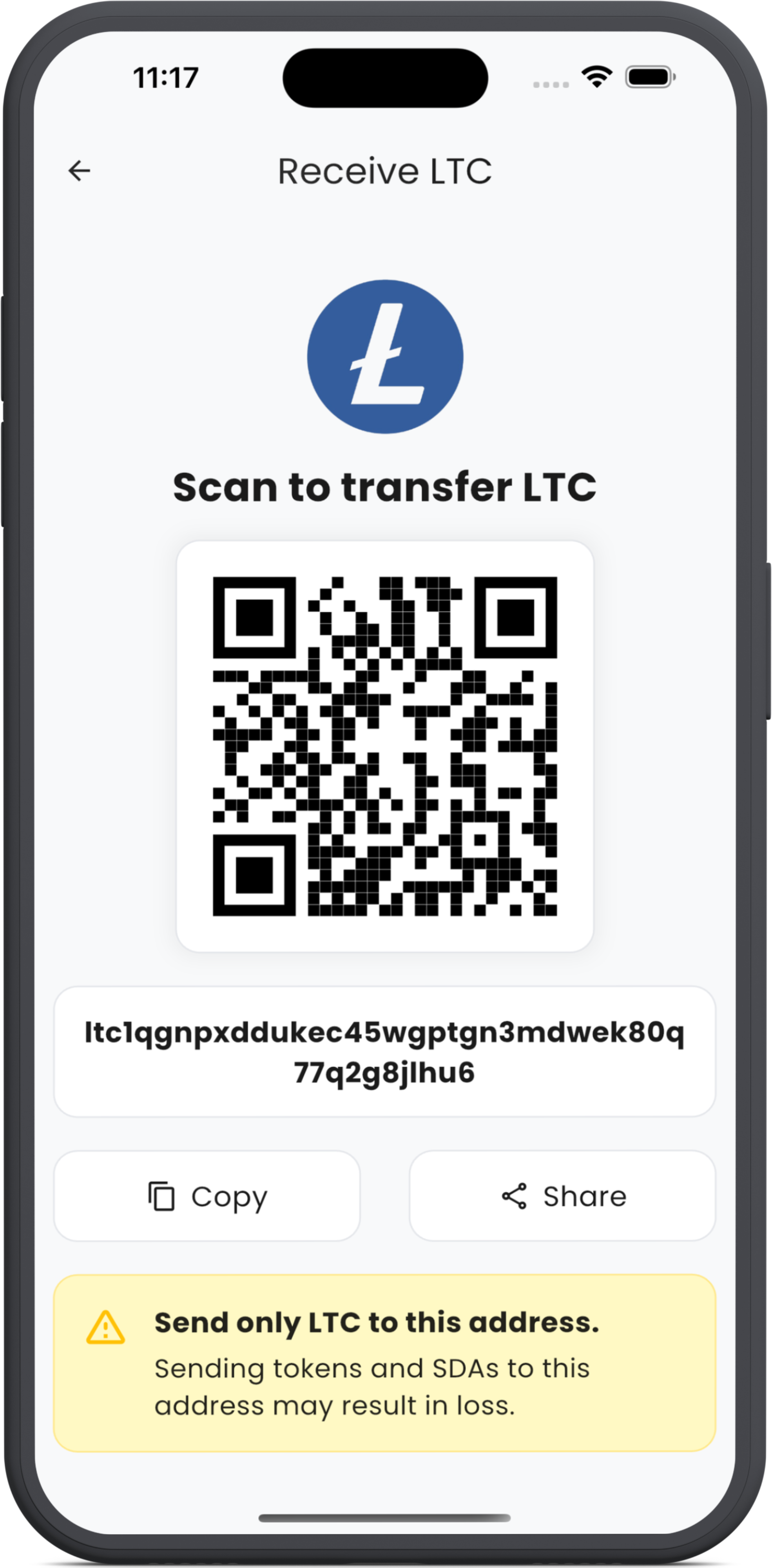 PTERI Wallet Screen 2